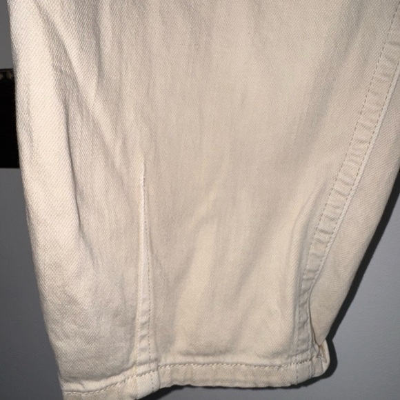 Anthropologie Pilcro The Breaker Barrel Cream Jeans 25 - Picture 6 of 11